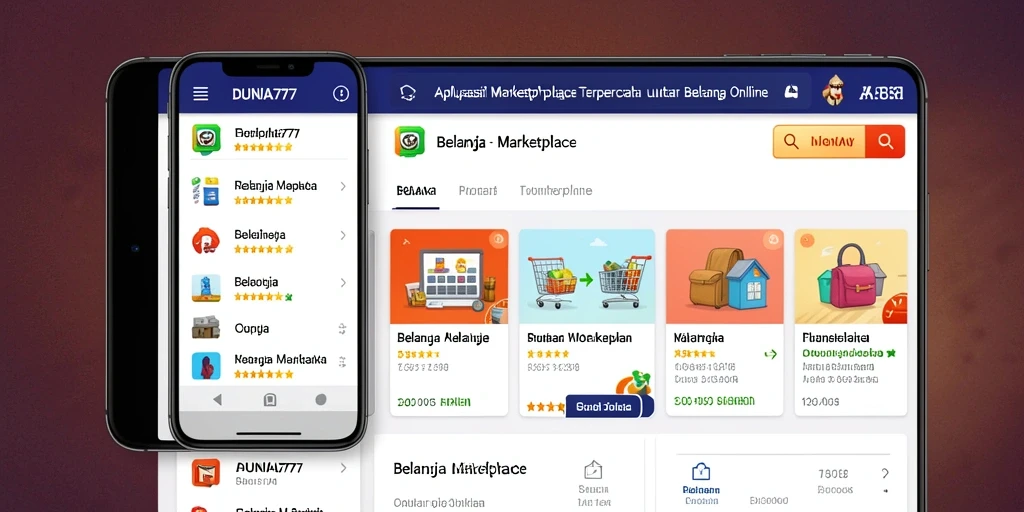 Antarmuka DUNIA777 yang menarik dan fungsional untuk berbelanja.