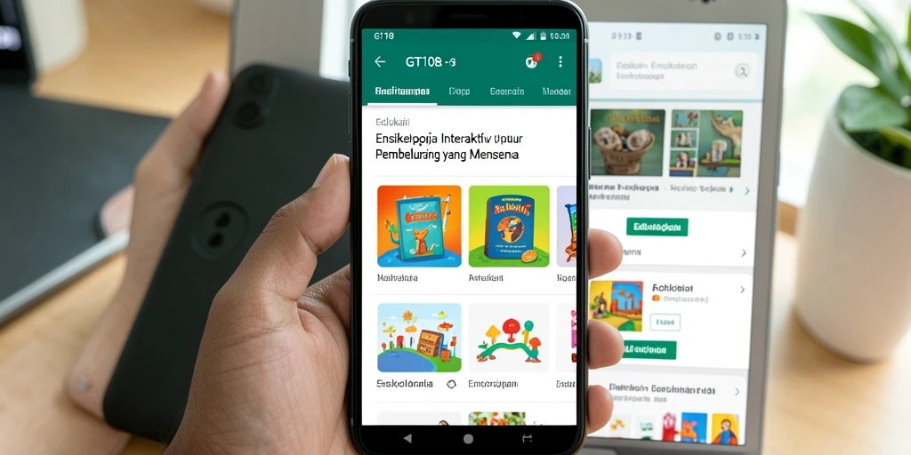Tampilan antarmuka aplikasi GT108 yang informatif dan mudah dinavigasi.