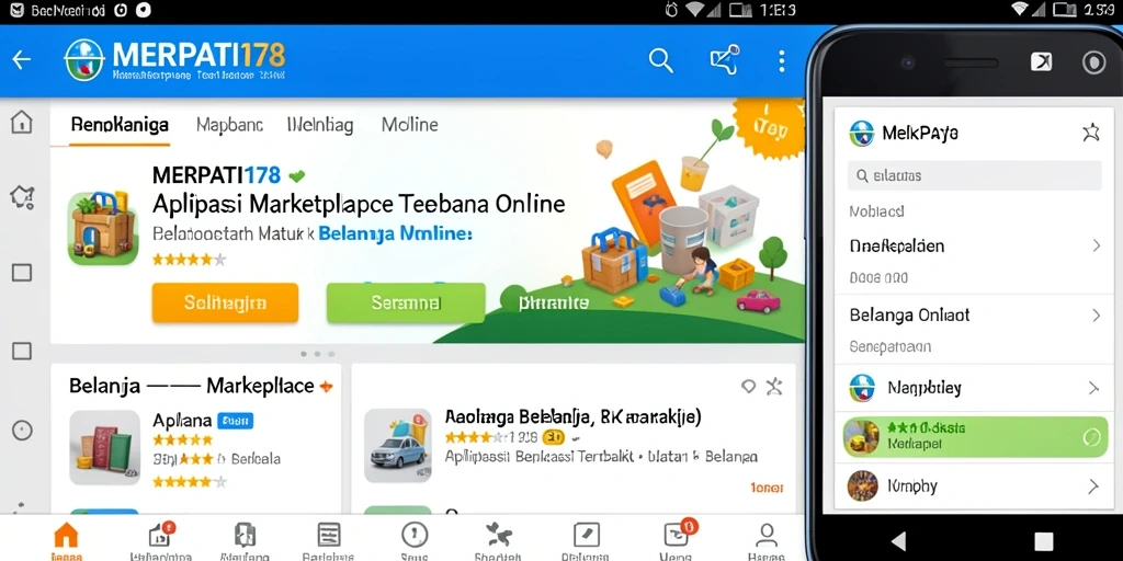Tampilan antarmuka aplikasi MERPATI178 yang modern dan fungsional.